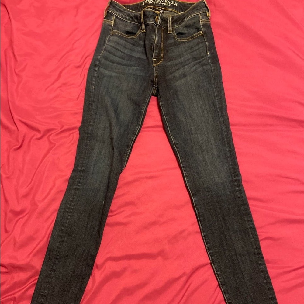 American Eagle dark wash jeggings
